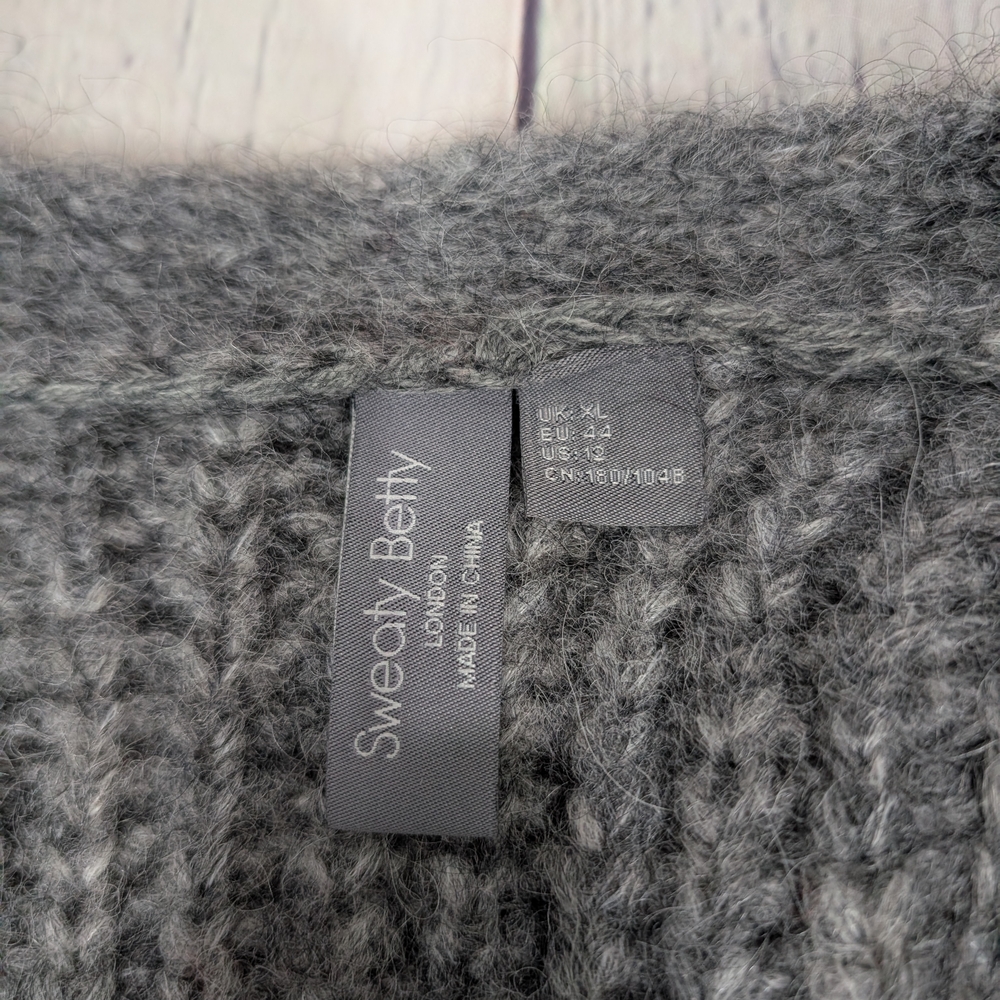 Sweaty Betty Heather Gray Women's Cardigan - Picture 5 of 8